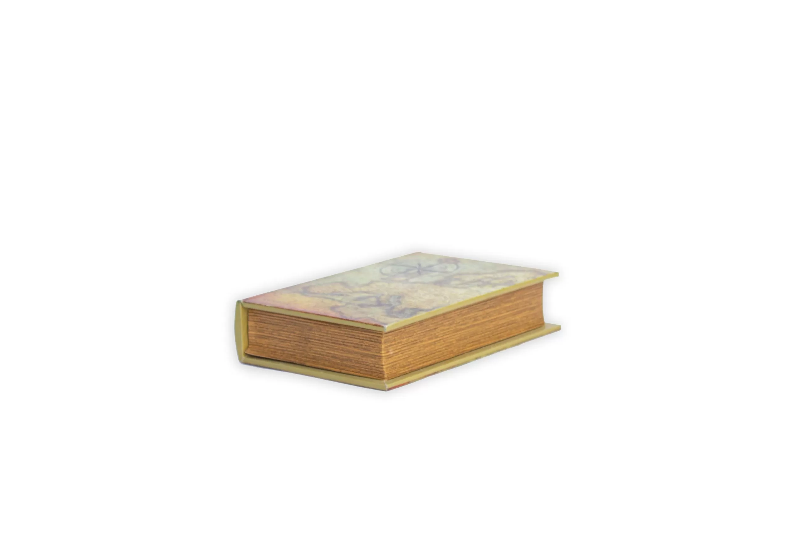 Libro pequeño con textura mapa antiguo